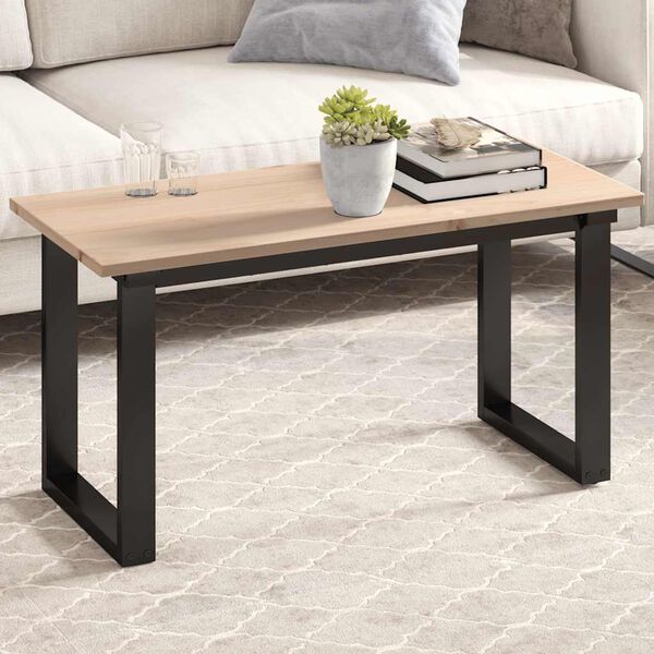 vidaXL Table Top 90x40x1.7 cm Rectangular Solid Wood Pine