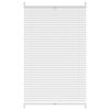 Plisse Blind 90x100cm White Pleated Blind