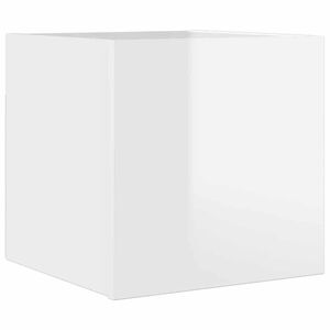 vidaXL Tv Cabinet | High gloss white | Engineered wood | 30.5x30x30 cm