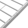 vidaXL Bed Frame without Mattress Grey Metal Queen Size