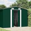 vidaXL Garden Shed 257x489x181 cm Metal Green