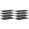 vidaXL Bookshelf Boards 8 pcs Grey 80x50x1,5 cm Engineered Wood