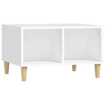 vidaXL Coffee Table White 60x50x36.5 cm Engineered Wood