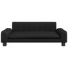 vidaXL Kids Sofa Black 90x53x30 cm Faux Leather