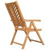 vidaXL Reclining Garden Chairs 3 pcs Solid Wood Acacia