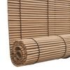 vidaXL Roller Blind Bamboo 140x220 cm Brown
