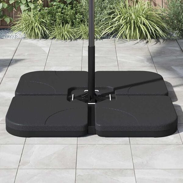 vidaXL Portable Parasol Base Sand / Water Filled 60 L