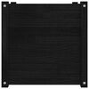 vidaXL Garden Planter Black 50x50x50 cm Solid Pinewood