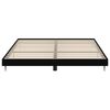 vidaXL Bed Frame without Mattress Black 150x200 cm King Size Engineered Wood