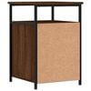 vidaXL Bedside Cabinet Brown Oak 40x42x60 cm Engineered Wood