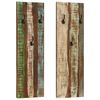 vidaXL Wall-mounted Coat Racks 2 pcs 36x3x110 cm Solid Reclaimed Wood