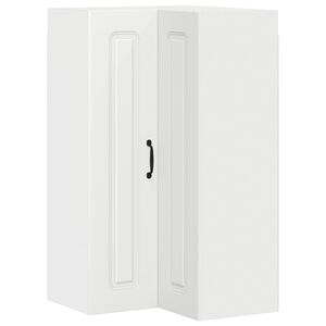vidaXL Dishwasher Panel Kalmar White 57 x 57 x 100 cm Engineered Wood