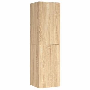 vidaXL TV Cabinet | Sonoma Oak | Engineered wood | Standard | Wall mounting