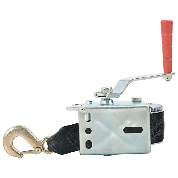 vidaXL Hand Winch with Strap 360 kg