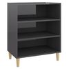 vidaXL Sideboard | High gloss grey | Engineered wood | Medium | Sideboard