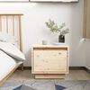 vidaXL Bedside Cabinet 35x34x32 cm Solid Wood Pine