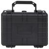 vidaXL Portable Flight Case Black 24x19x11 cm PP