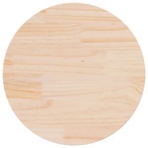 vidaXL Table Top &Oslash;60x2.5 cm Solid Wood Pine
