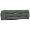 vidaXL Headboard Cushion "Hvar" Dark Grey 180 cm Fabric