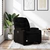 vidaXL Electric Recliner Chair Black Fabric