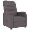 vidaXL Recliner Chair Grey Faux Leather