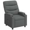 vidaXL Recliner Chair Dark Grey 75 x 93 x 102 cm Fabric