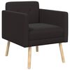 vidaXL Accent Chair Black Velvet