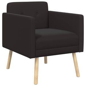 vidaXL Accent Chair Black Velvet