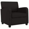 vidaXL Armchair Black Faux Leather