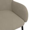 vidaXL Dining Chairs 2 pcs Light Grey Velvet