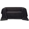 Micro-suede Couch Slipcover Anthracite 140 x 210 cm