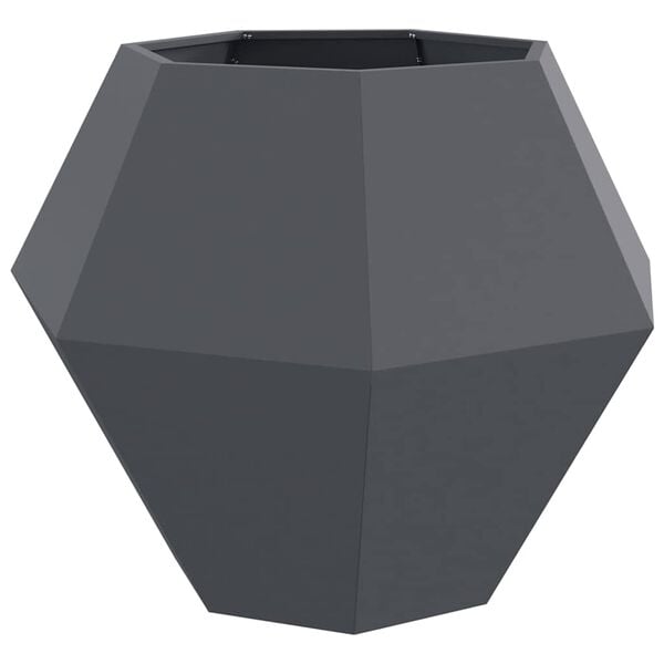 vidaXL Planter Anthracite 100 x 100 x 80 cm Steel