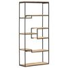 vidaXL Bookcase 80x30x180 cm Rough Mango Wood
