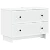 vidaXL Bathroom Sink Cabinet EDE White 82 x 41x 59 cm Engineered Wood