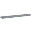 vidaXL Picture Frame Ledge Shelves 2 pcs Grey 60x9x3 cm MDF