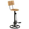vidaXL Bar Stools 2 pcs Solid Wood Mango