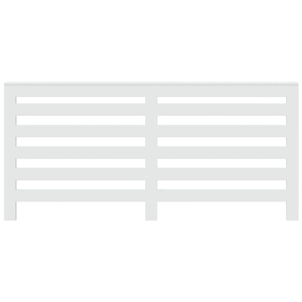 vidaXL Radiator Cover White 175x20x82 cm Engineered Wood