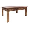 vidaXL Coffee Table | Various shades of brown | Solid mahogany wood | Medium