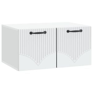 vidaXL Wall-Mounted TV Cabinet White 59.5 x 41 x 30 cm Engineered Wood