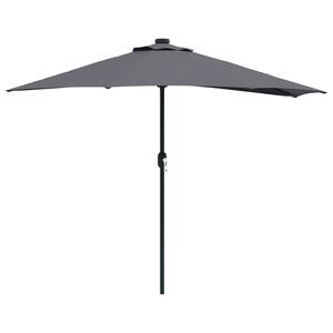 vidaXL Garden Parasol 294 x 150 x 224 cm Polyester and Steel