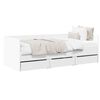 vidaXL Daybed with Drawers without Mattress White 90x190 cm
