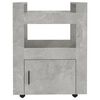 vidaXL Kitchen Trolley Concrete Grey 60x45x80 cm Engineered Wood