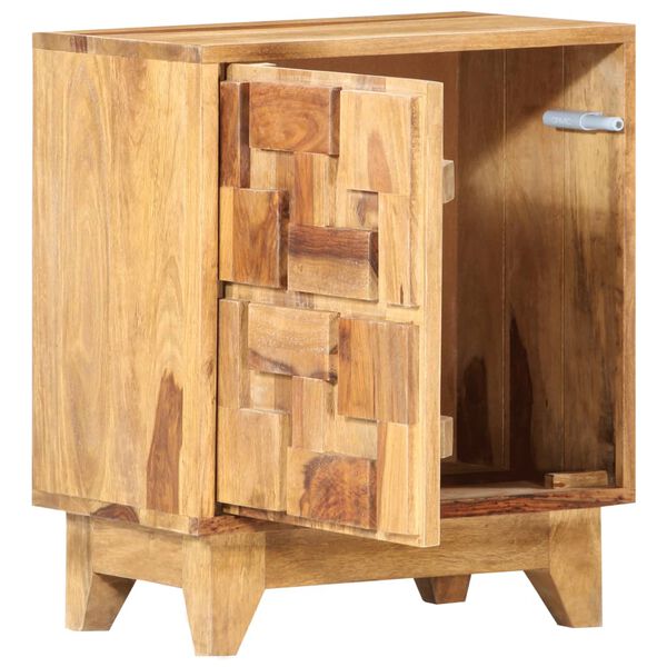vidaXL Bedside Cabinet 40x30x50 cm Solid Wood