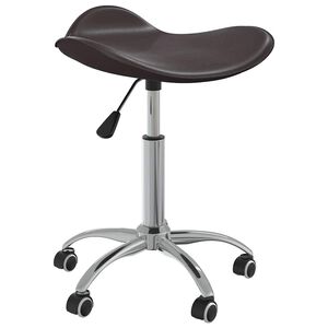 vidaXL Office Chair Brown Faux Leather