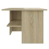 vidaXL Coffee Table Sonoma Oak 90x60x46.5 cm Engineered Wood