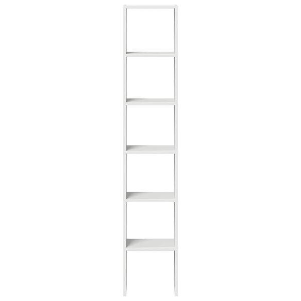 vidaXL Bookcases 2 pcs Stackable White 30x30x80 cm Engineered Wood