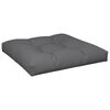 vidaXL Pallet Cushion Anthracite 80x80x12 cm Fabric