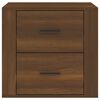 vidaXL Bedside Cabinet Brown Oak 50x39x47 cm