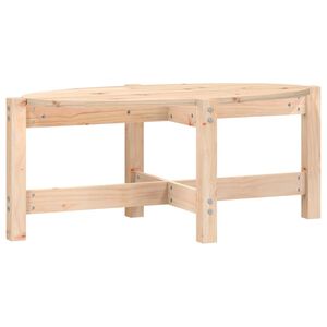 vidaXL Coffee Table 87x48x35 cm Solid Wood Pine