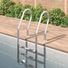 vidaXL Pool Ladder 54x38x158 cm 304 Stainless Steel